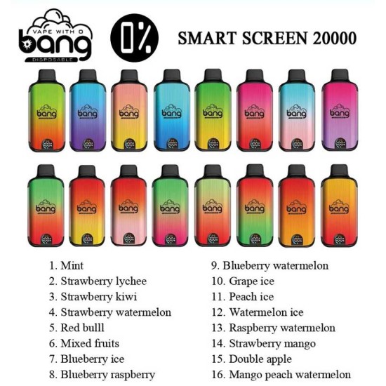 Bang Smart Screen 20000 Puffs Bang Smart Screen 20000 Puffs